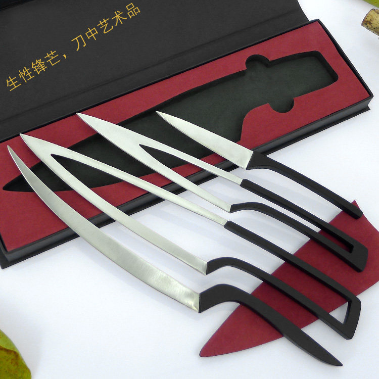 法国deglon高端创意组合刀具套刀野营户外多用切片刀一体四刀