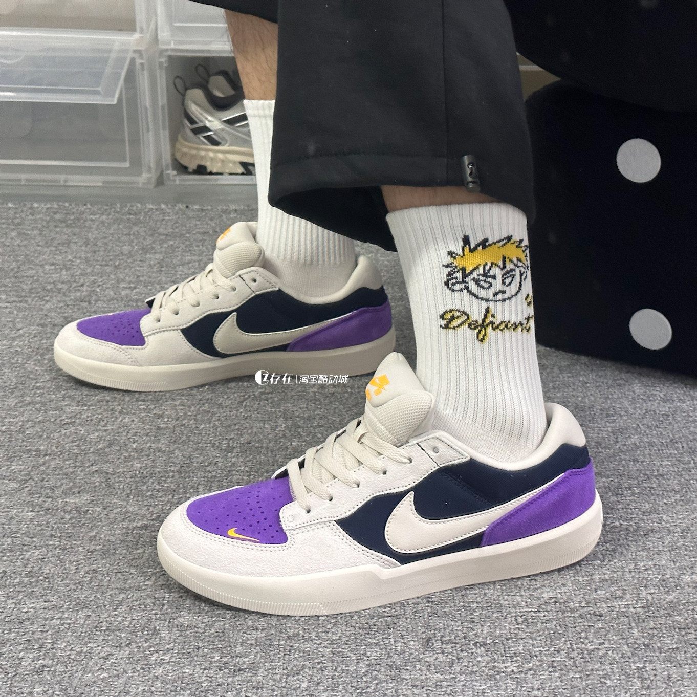 Nike耐克 SB FORCE 58 男女低帮复古滑板鞋运动休闲鞋 DV5477-403