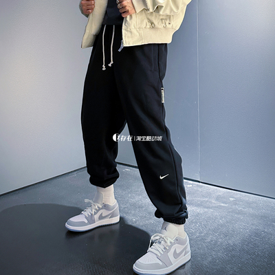 束脚宽松百搭针织运动休闲裤