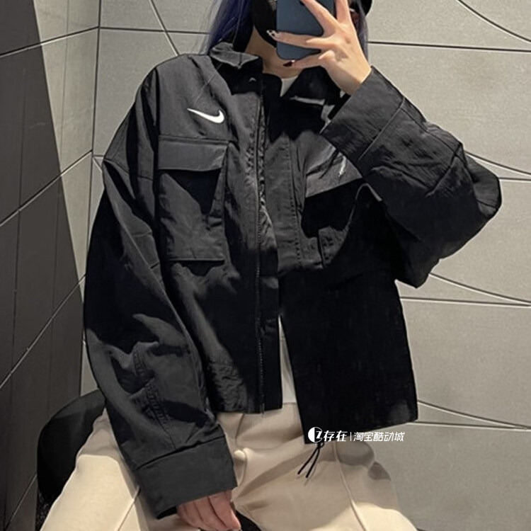 Nike 2024AW Sportswear Essential男女工装夹克外套DM6244-010
