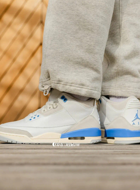 Air Jordan 3  GS AJ3女子复古休闲中帮运动休闲篮球鞋DM0967-101