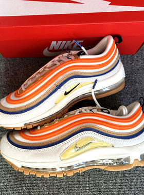 Nike/耐克 Air Max 97 男女气垫减震低帮复古跑步鞋 DV1486-162