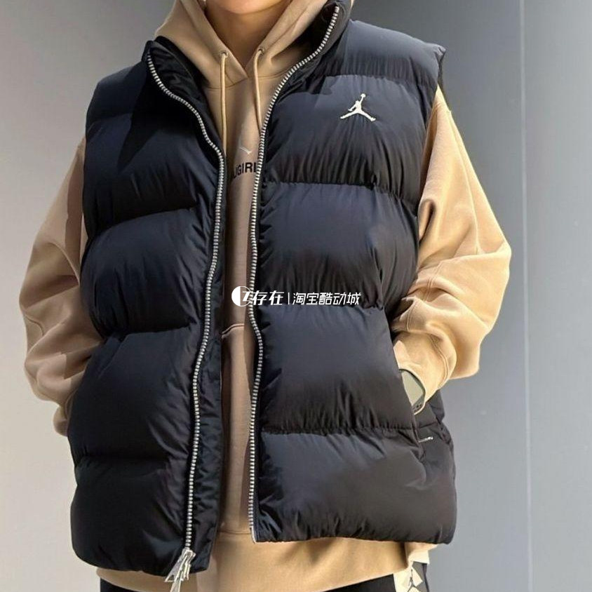 保暖运动休闲棉马甲背心JORDAN