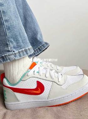 Nike/耐克 Court Borough女子复古潮搭运动休闲板鞋FD4635 839985