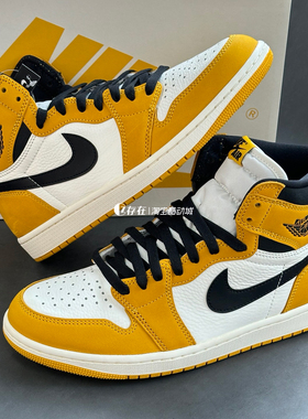 Air Jordan 1 AJ1男女高帮芝加哥白红复古篮球鞋 BQ4422 FD2596