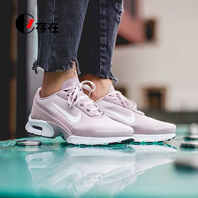 耐克Nike Air Max女子樱花粉 黑白气垫运动休闲鞋 896194-012-602