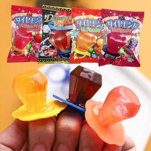 水果味钻石戒指糖圣诞礼物