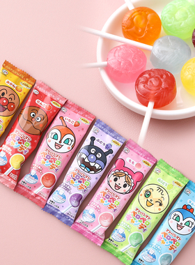 日本不二家面包超人棒棒糖fujiy水果护齿儿童进口零食生日礼物