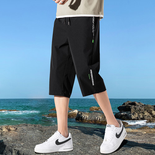 大童男童七分裤夏薄款