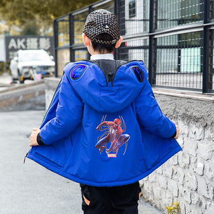 GILE反季儿童羽绒棉服中大童冬装男童棉袄加厚棉衣短款潮清仓