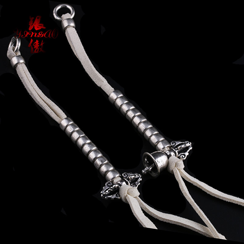 银傲 复古铃杵背云散珠计数器记子108DIY文玩配饰星月配件搭配