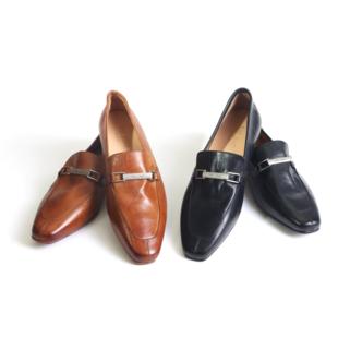 XBH6508 马皮手工鞋 舒适百搭小皮鞋 单鞋 女春夏小方头复古乐福鞋