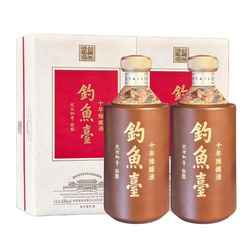 53度钓鱼台贵州十年陈酿500ml