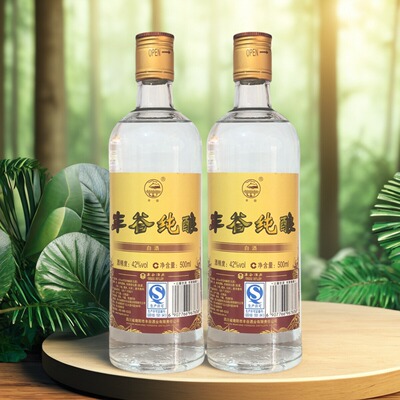 2015 Fenggu Winery 42% чистый ликер Fenggu 500 мл * 1 бутылка/2 бутылки выдержанного старого вина, бесплатная доставка