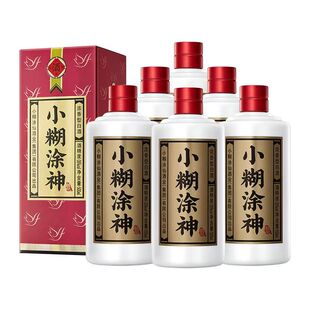 2瓶 52度小糊涂神普神500ml 6瓶浓香型白酒 贵州小糊涂仙酒38度