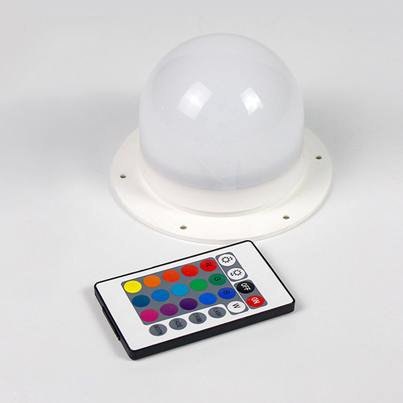 85/120mm发光PE滚塑圆球月球充电光源太阳能光源遥控星球底座灯芯