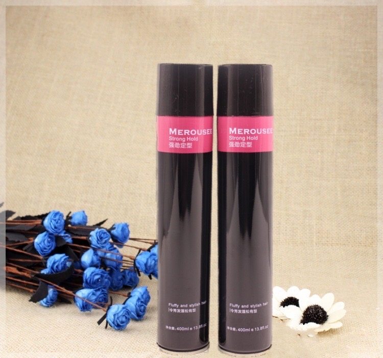 米洛丝品牌 merousee 强力塑型太空喷雾定型发胶干胶