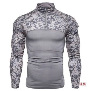 New mens Camouflage Tactical Military Clothing Combat Shirt