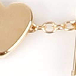 欧美时尚饰品简约桃心形字母项链气质百搭英文字母爱心锁骨