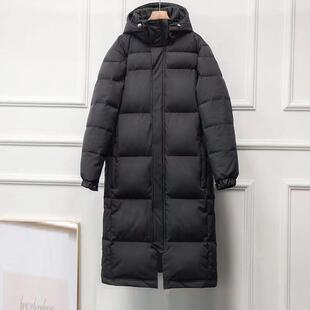中戏棉服女超长款过膝2025年新款东大门加厚宽松艺考校服棉衣外套