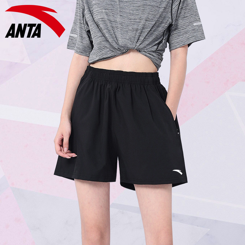 安踏健身短裤女运动裤夏季官网