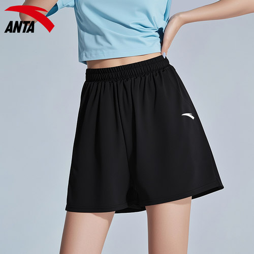 安踏速干运动短裤女大码