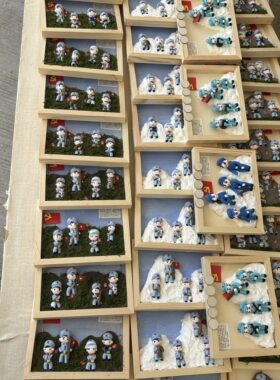 红军长征粘土相框画材料包diy 益智玩具