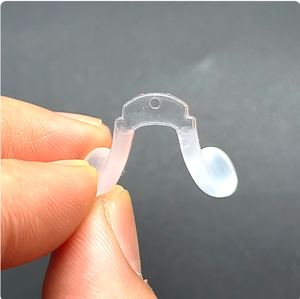 儿童眼镜鼻托底部上螺丝适用于施洛华柏棋眼镜马鞍一体式软鼻托