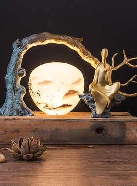 纯铜样板房会所创意软装工艺品