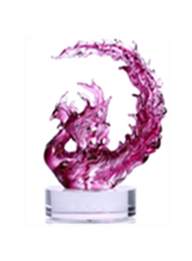 琉璃水晶办公室桌面招财开业礼品