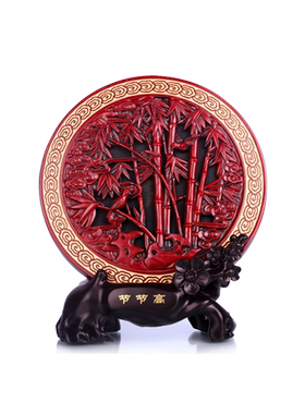 节节高家居客厅活性炭雕工艺品