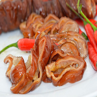 湖南特产 腊味猪肠子烟熏腊肉肥肠 柴火腊猪肠子食材 非四川