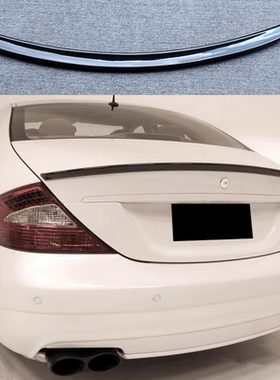 适用2004-11款奔驰CLS级W219 四门车改装CLS63 CLS350 CLS500尾翼