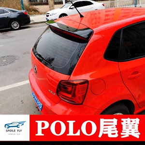 2011-2018款大众POLO尾翼 大众波罗两厢改装专用免打孔烤漆定风翼