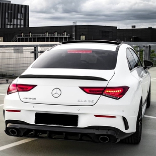 适用于2020-2023款奔驰CLA尾翼 cla200 300 320 改装专用压尾翼
