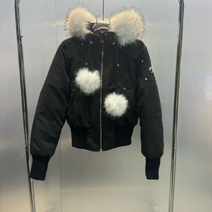 加羽绒服 小众设计炸街神器狐狸毛领派克短款 深圳南油2025冬季 新款