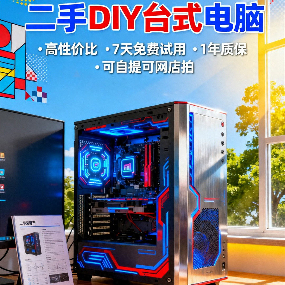 二手台式机DIY游戏多型号可选
