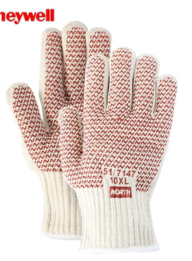 霍尼韦尔51-7147丁睛耐高温隔热防烫250度Honewell食品烤箱手套