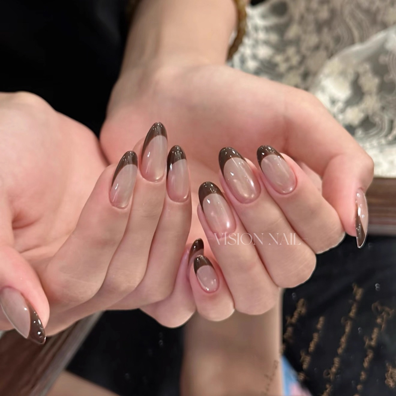 VISION美拉德猫眼法式穿戴甲片