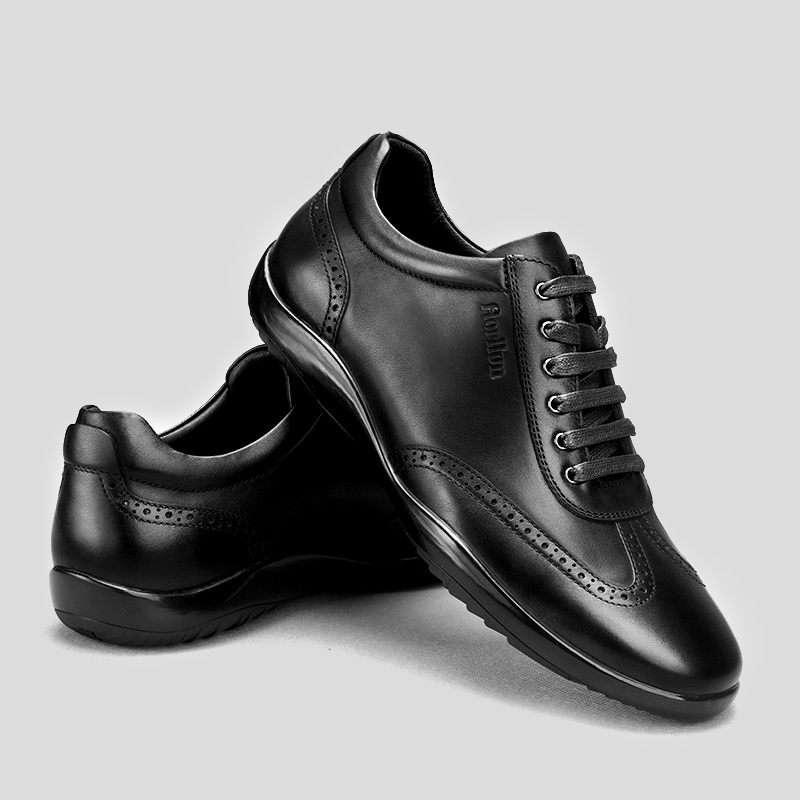 真皮牛皮舒适男士运动休闲皮鞋