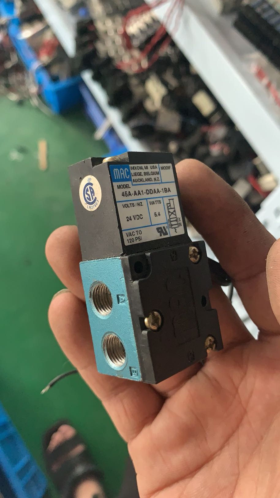 MAC 45A-AA1-DDAA-1BA 电磁阀 原装正品 进口9新