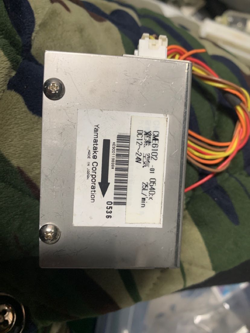 日本山武 Yamatake CME6102 流量计 0540 空气 25/Min 拆机