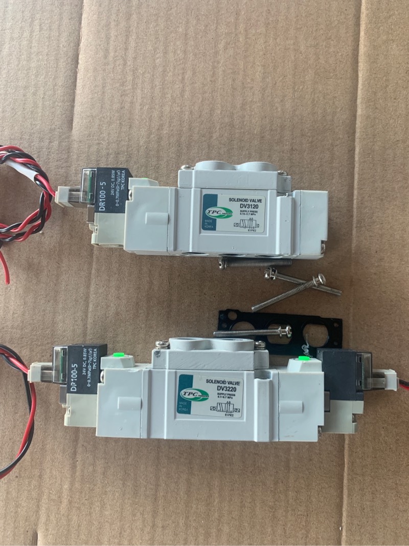 TPC DV3320 DV3120 DV3220 3420 1120 1220电磁阀 DV24V 拆机