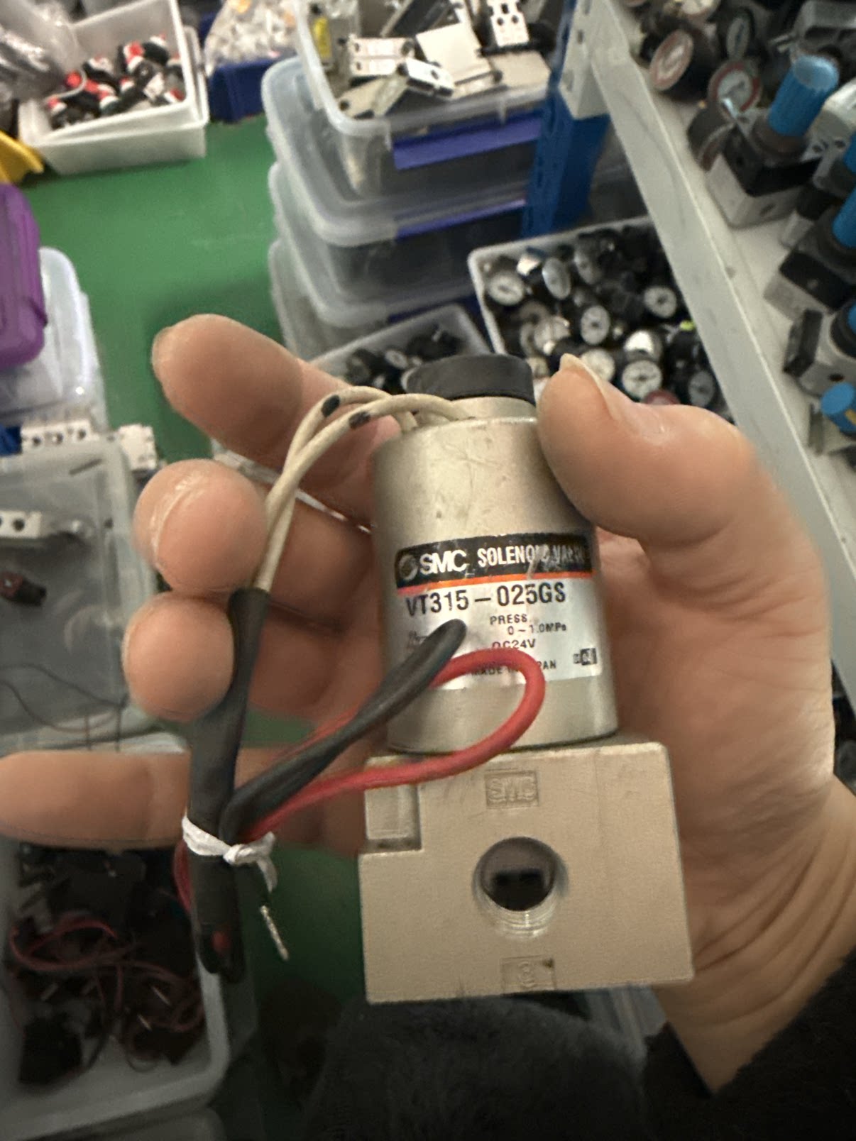 SMC VT315-025GS 电磁阀 原装正品拆机