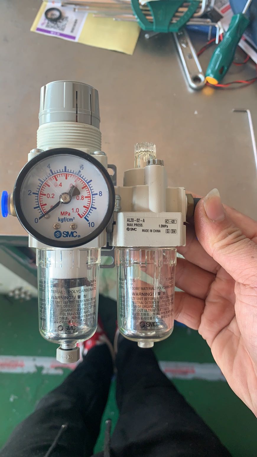 SMC AW20-02-A  AL20-02-A.过滤器套装 滤水加贴油 9新