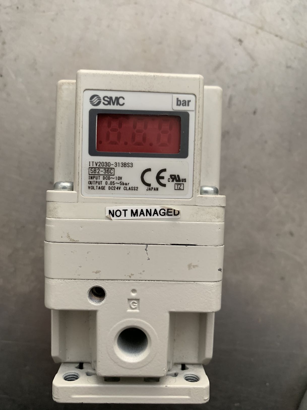 SMC ITV2030-313BS3 比例阀 原装进口拆机 测试完好 正品