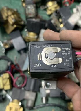 SMC VX2110-02-5GS1-B 电磁阀 24伏 进口拆机 液体阀 水阀