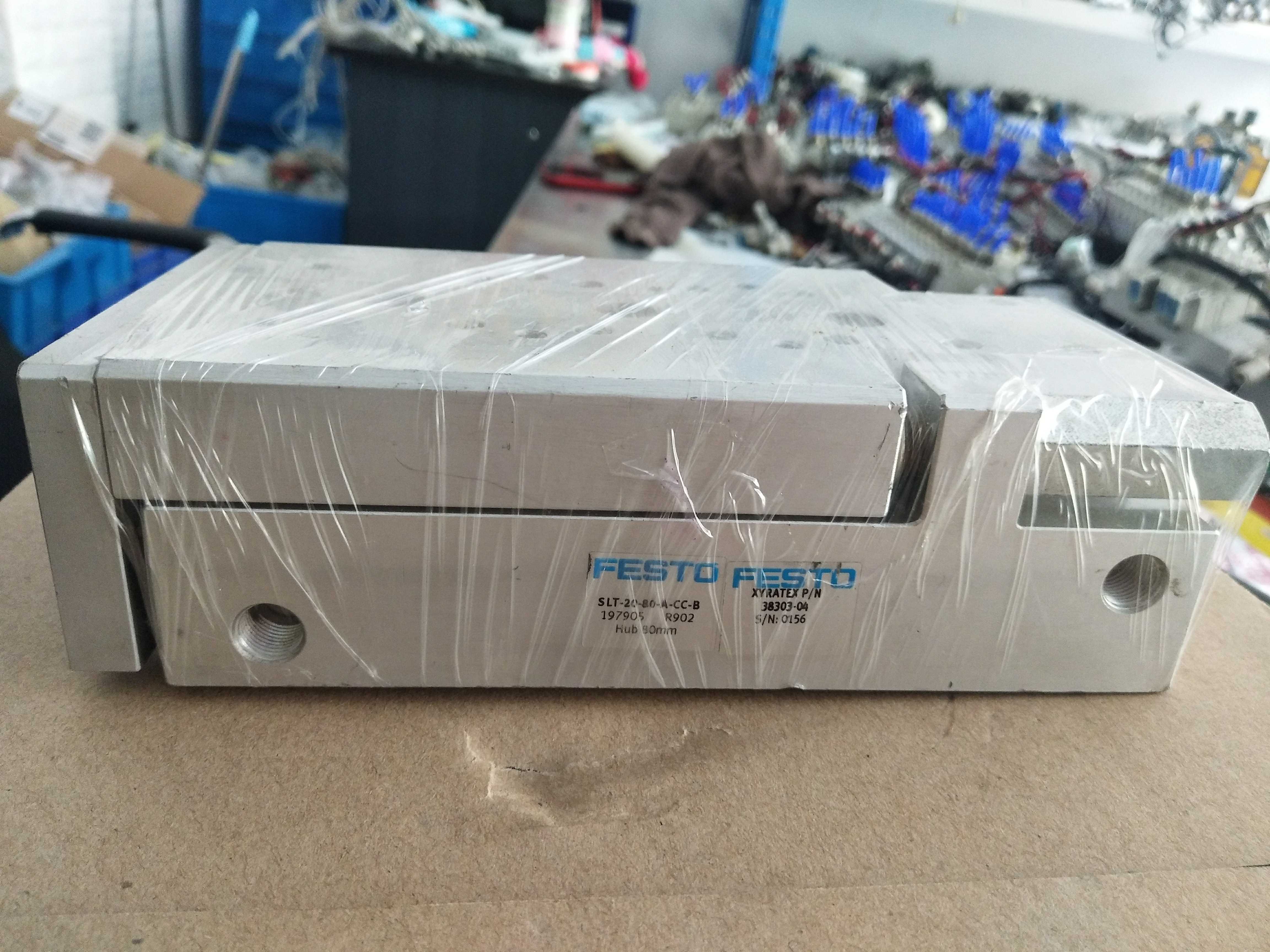 FESTO SLT-20-80-A-CC-B 原装正品滑台气缸 进口拆机