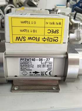 SMC PF2W740-06-27 流量传感器 数显流量计 量程5-40L/min 拆机