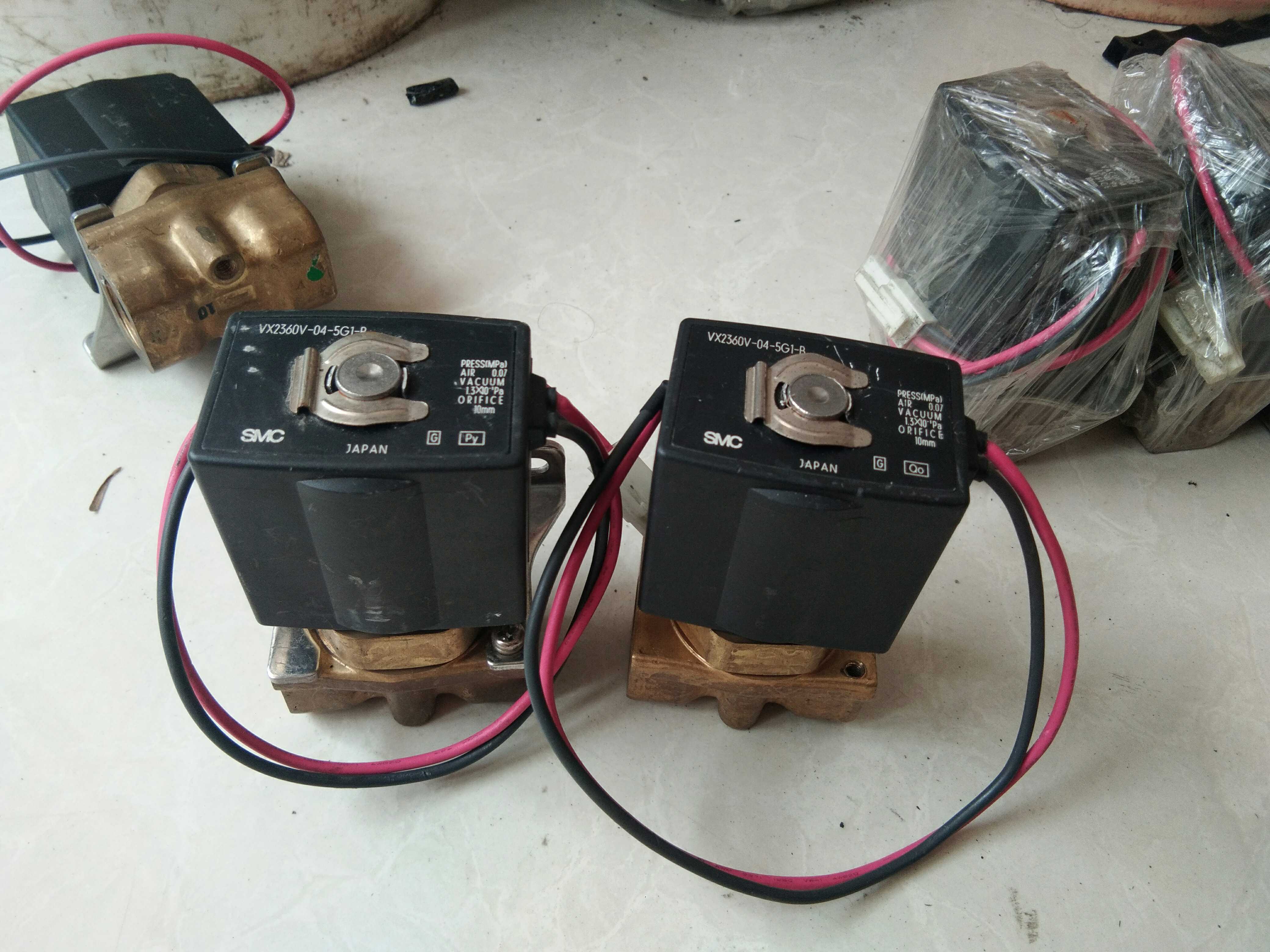 SMC VX2360V-04-5G1-B电磁阀 原装进口 拆机件 DC24V